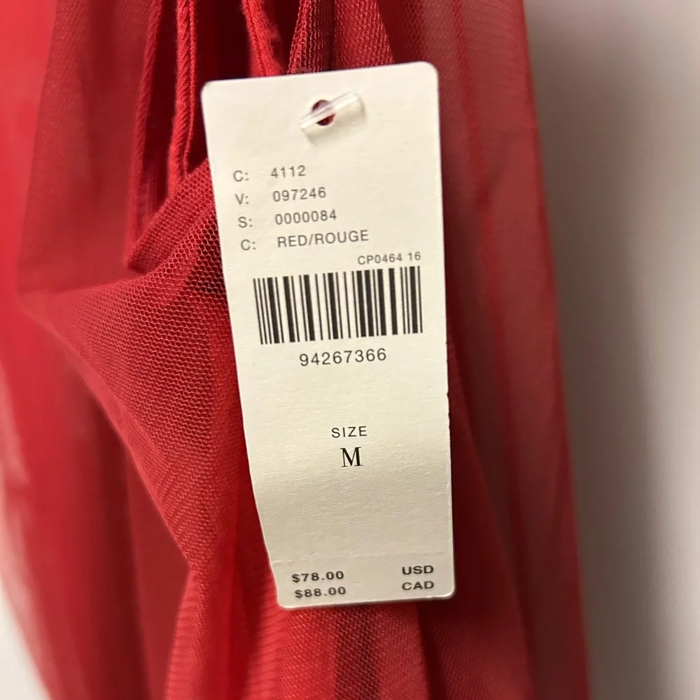 NWT Pilcro Graphic Band Tulle Tee / Red Horse 1976 - Picture 6 of 7